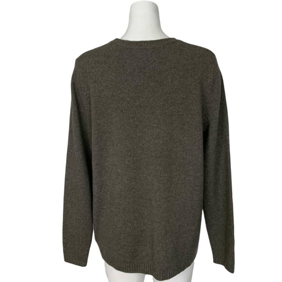 Seasalt Cornwall Polreath Jumper Wool Sweater UK 18 US XL Gray Long Sleeve Crew - Picture 2 of 12